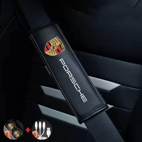 Porsche Leather Seatbelt Pad