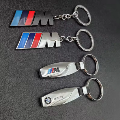 Leather Metal BMW Keychains