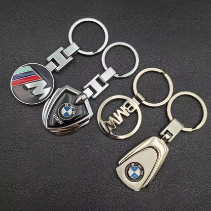 Leather Metal BMW Keychains