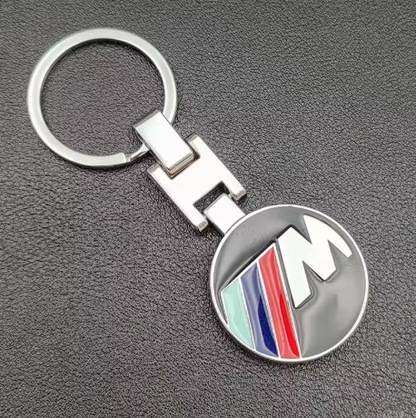 Leather Metal BMW Keychains