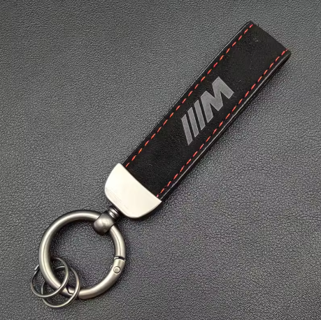 Leather Metal BMW Keychains