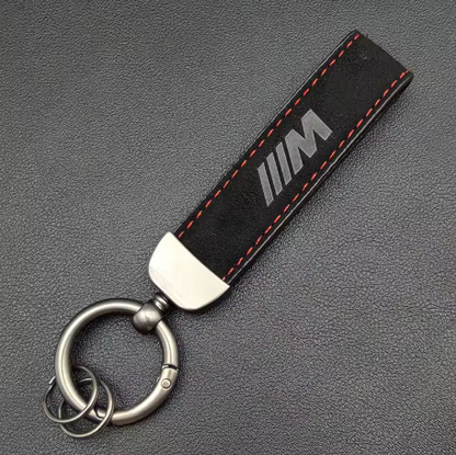 Leather Metal BMW Keychains